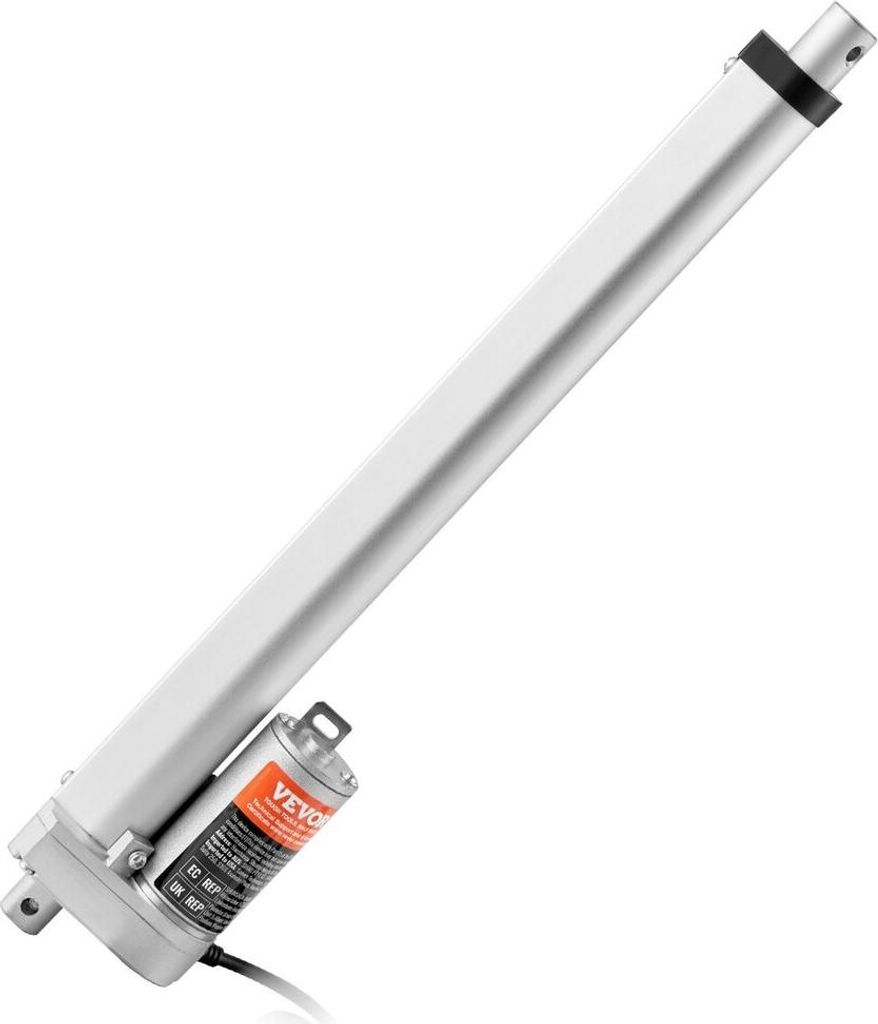 Linear Actuator 12V 12 Inch High Load 330lbs/1500N 0.19"/s IP54 Protection
