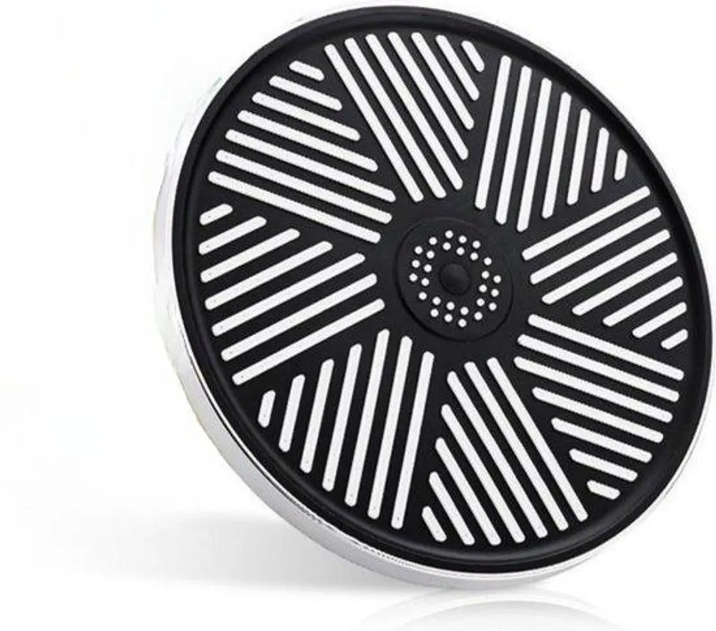 Pommeau de douche grand format jet pluie économiseur d'eau chromé