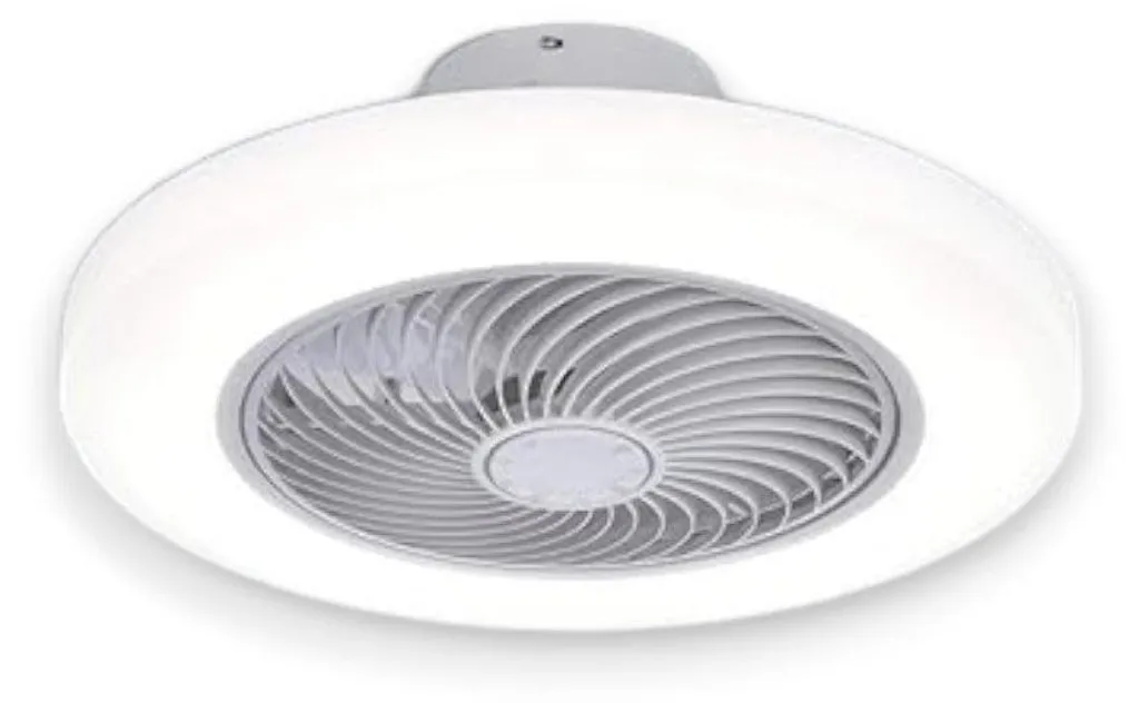 Ventilateur de plafond LED 20W réversible 6 vitesses avec télécommande