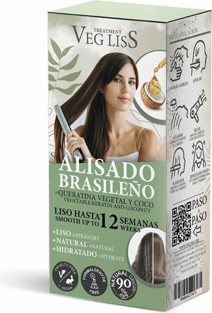 VEG LISS Brasilianische Glä ttung mit pflanzlichem Keratin Produktbild 