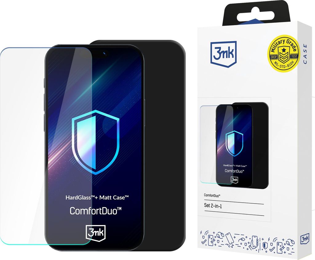 Samsung Galaxy S25+ - 3Mk Comfortduo Matt Schwarz