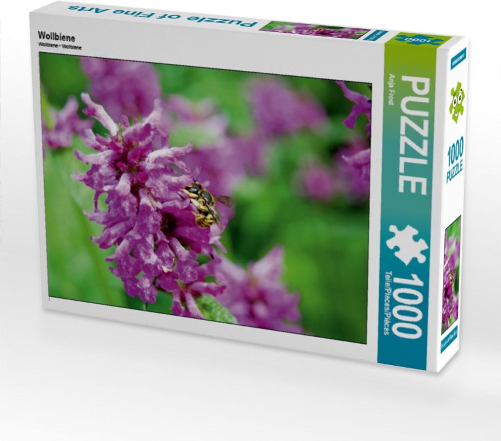 Calvendo Wollbiene 1000 Teile Puzzle quer 640x480mm, Frost Anja; 7331520