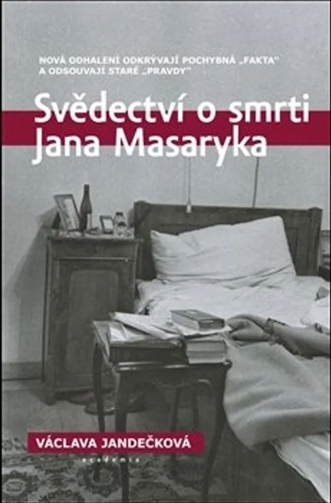 Livre Témoignage sur la Mort de Jan Masaryk par Václava Jandečková