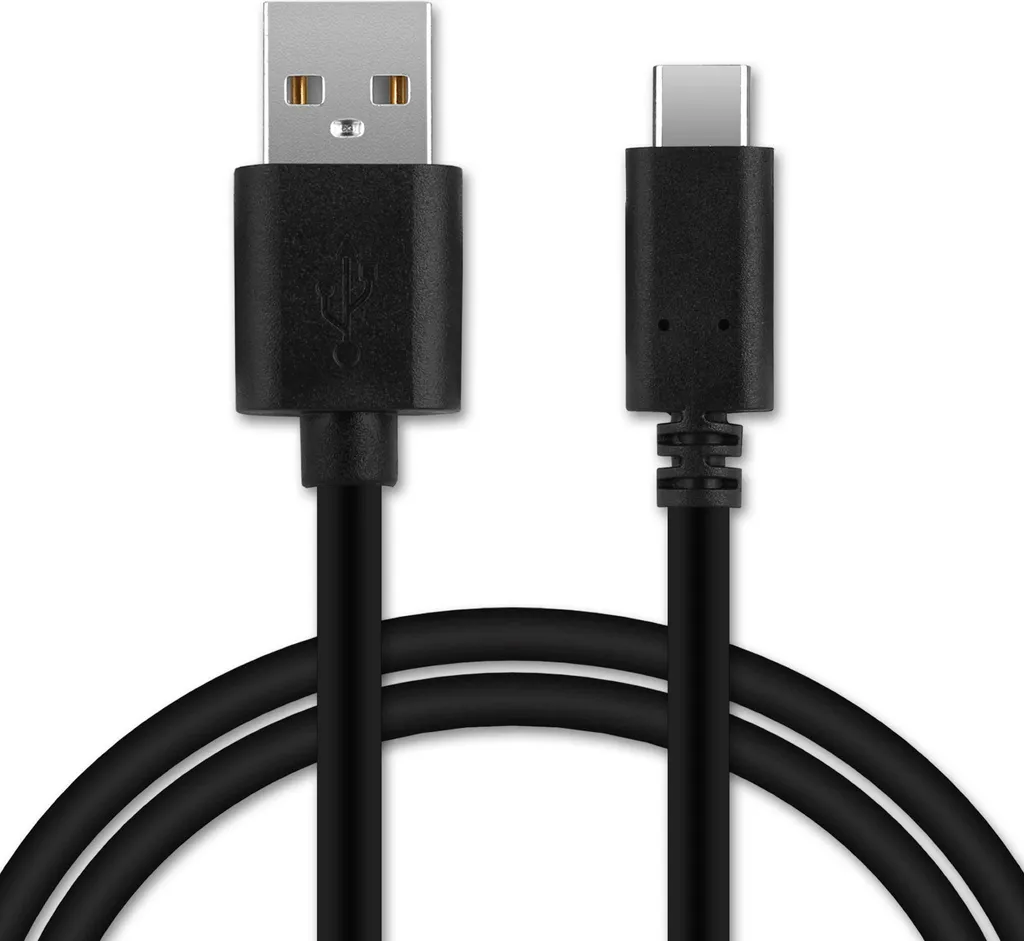 Doppio Cavo USB CELLONIC 1m Fotocamera - Power 3A Nero PVC