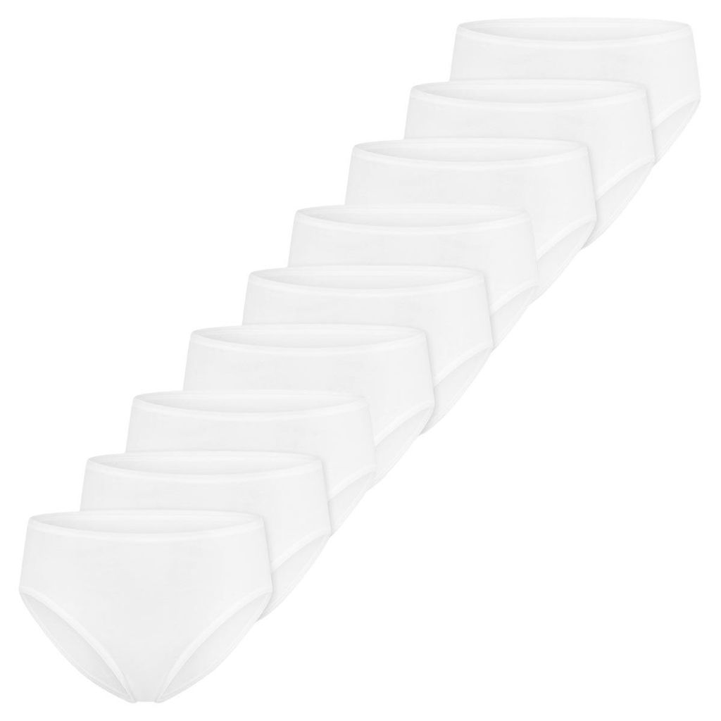 Schiesser 9er Pack Essentials Baumwolle Slip Optimale Passform, Angenehm auf der Haut, Weiche und schmale Abschlüsse
