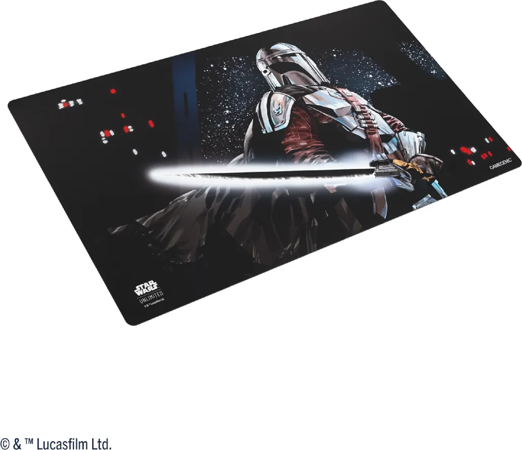 Tapis Star Wars Unlimited Mandalorian en Néoprène Antidérapant Premium
