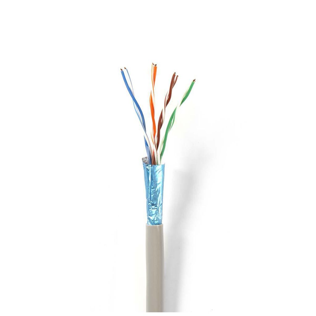 Nedis CCBGUTP5GY305S, 305 m, Cat5e, U/UTP (UTP), Grau
