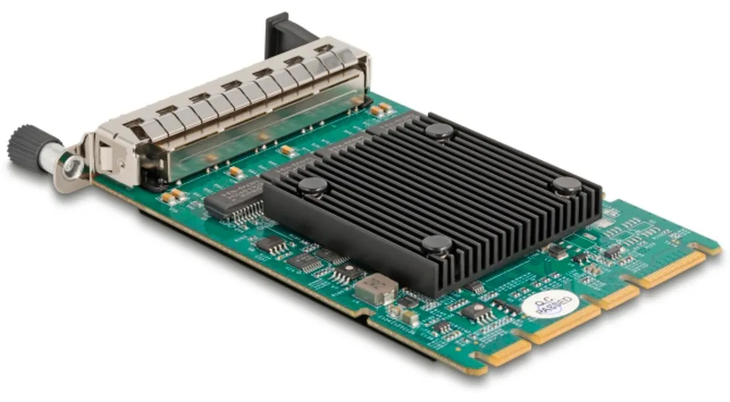 Delock OCP 3.0 Karte vers 4 x RJ45 Gigabit LAN - Adaptateur Réseau Pro - 2