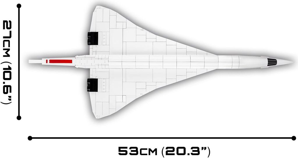 COBI 1917 Concorde z Brooklands Museum, 1:95, 455 k Obrázek produktu 4