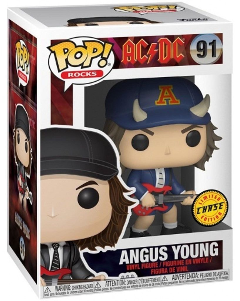 Statuetta Funko POP ACDC 91 Angus Young  chase Immagine del prodotto 
