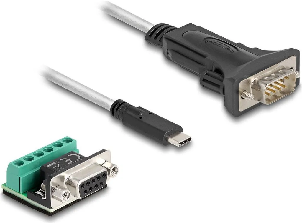Adaptateur USB-C vers Port Série RS-485 RS-422 pour Automate et CNC 2m
