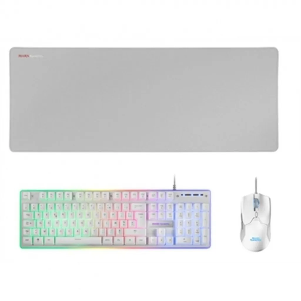 Pack Gamer 3 en 1 pour Finir avec la Latence Clavier Souris Tapis Inclus