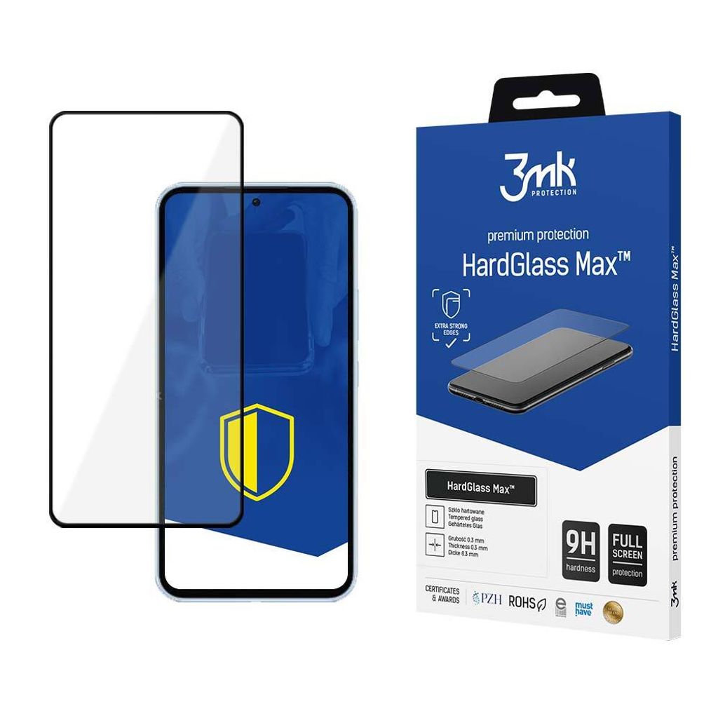 3mk Display Gehärtetes Glas HardGlass Max für Samsung Galaxy A35 / A55 5G 0,3mm 9H