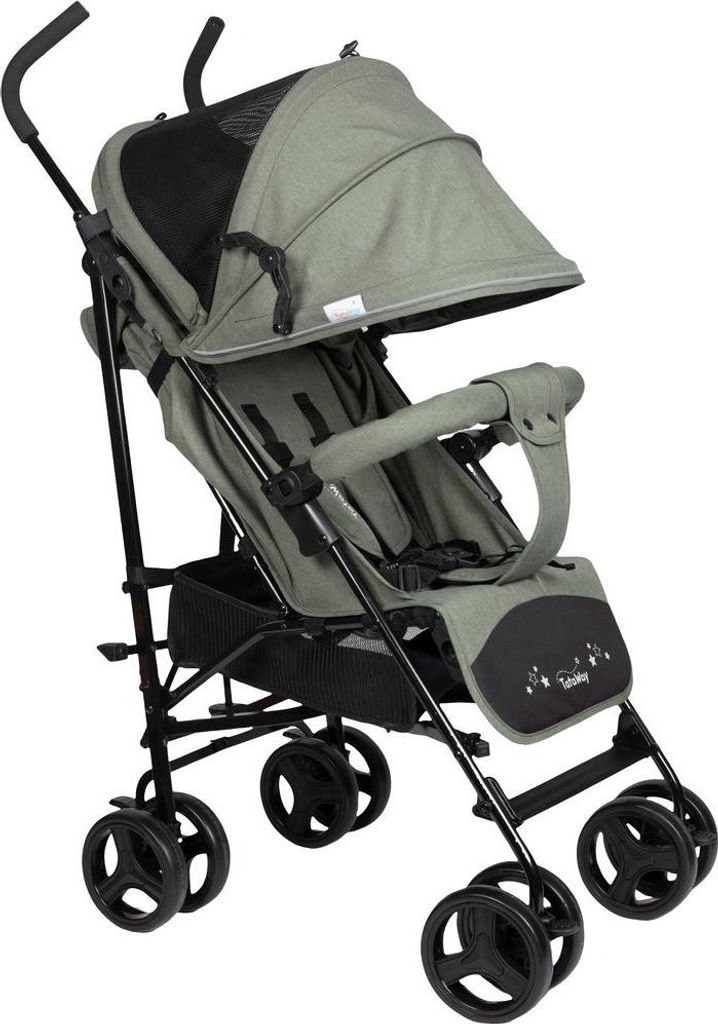 Tataway Easy Walk Kinderwagen Salbeigrün – Eleganz, Komfort und Funktionalität für heranwachsende Kinder, perfekt für jeden Spaziergang