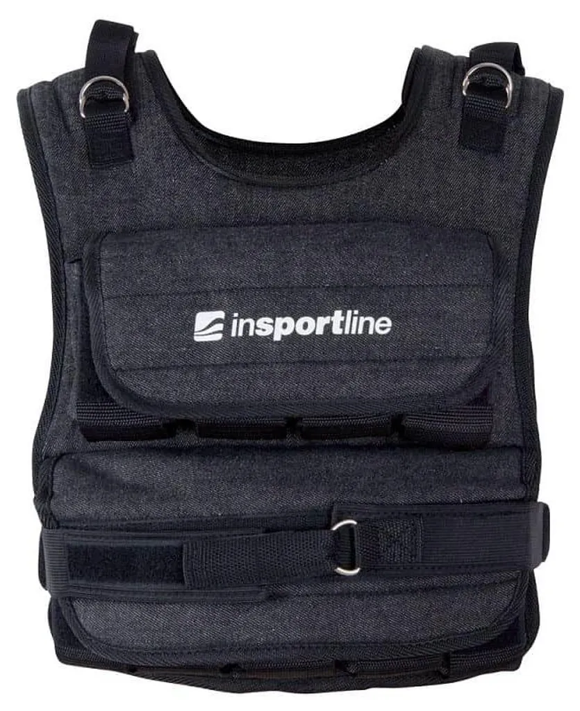 Gilet lesté 1-20 kg Insportline LKW-1060 avec poids amovibles nylon