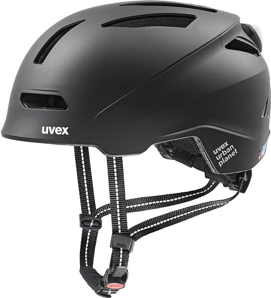 UVEX Planet Urban City Fahrradhelm black matt Damen und Produktbild 