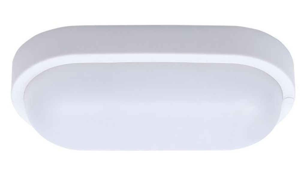 Solight LED-Außenbeleuchtung oval, 13W, 910lm, 4000K, IP54, 21cm
