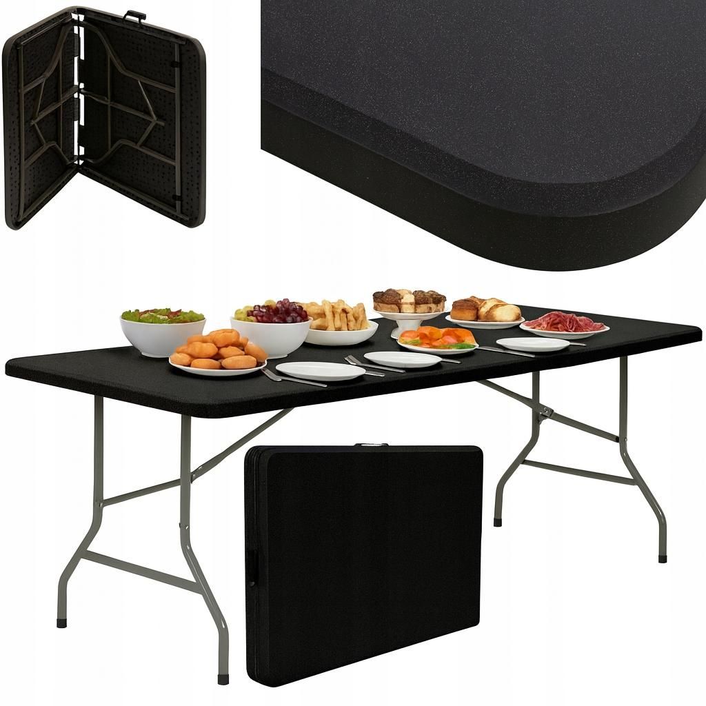 Gartentisch, Zusammenklappbar, Ausziehbar, Für Catering Und Produktbild 