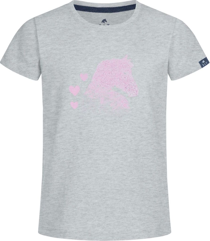E.L.T T-Shirt Kinder Lucky Gabi Steingrau melange 128/134 Produktbild 