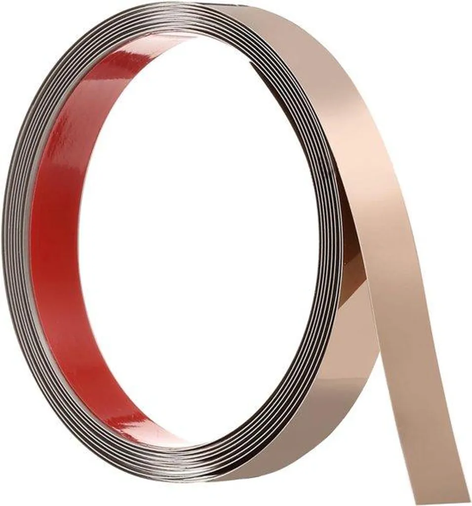 Baguette de finition murale en inox or rose miroir pour loisirs créatifs