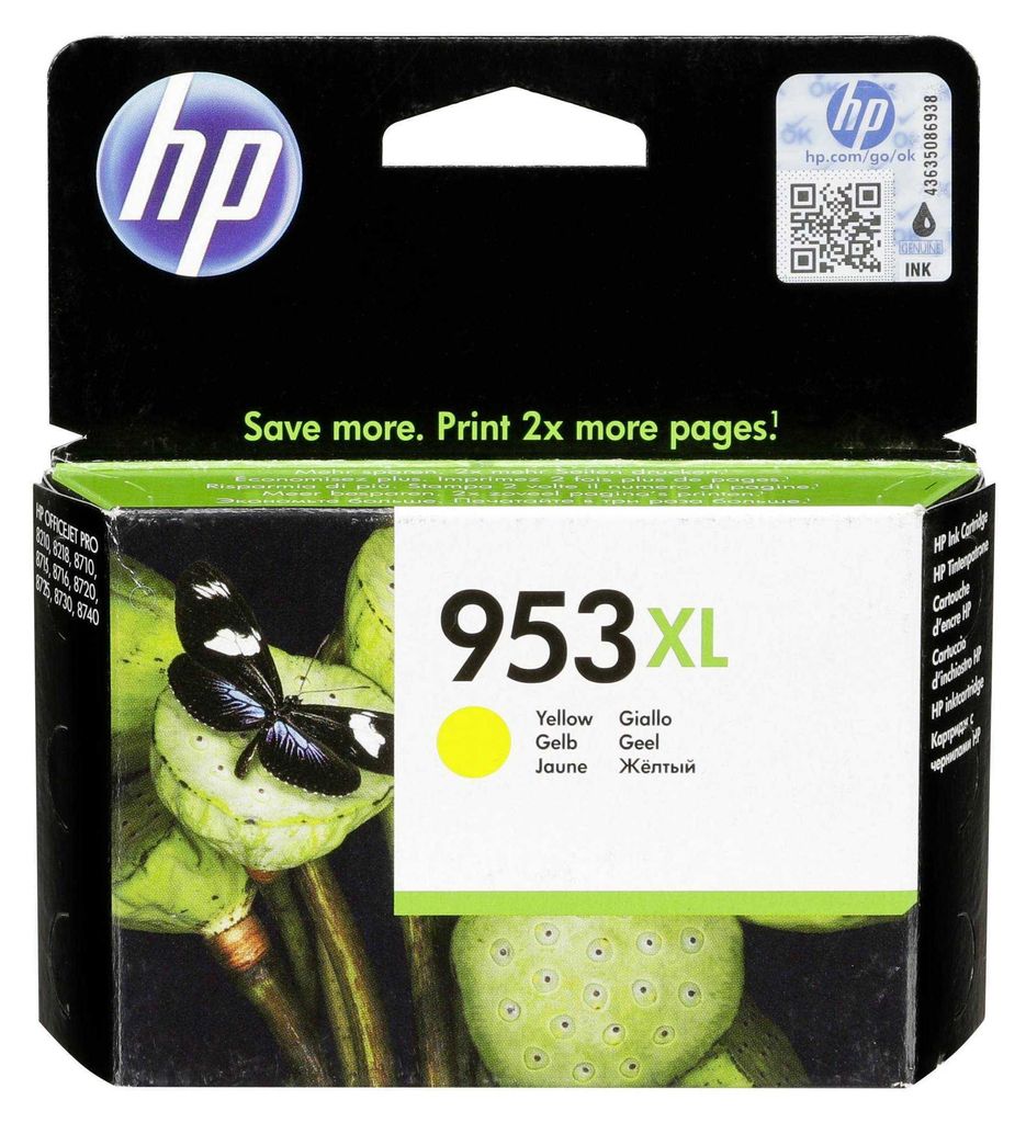 HP 953XL    Gelb                Tintenpatrone 20ml Immagine del prodotto 