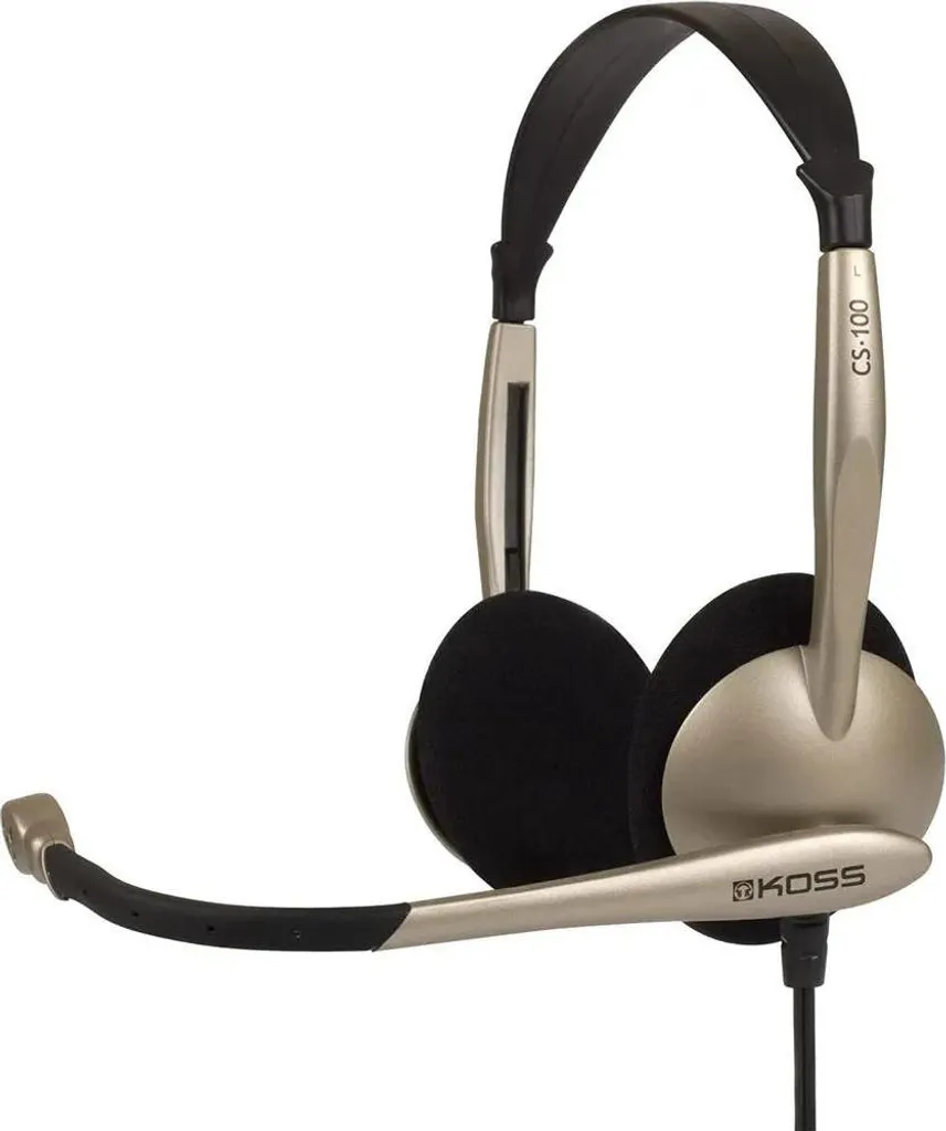 Casque visioconférence Koss CS100 pour cours en ligne et réunions