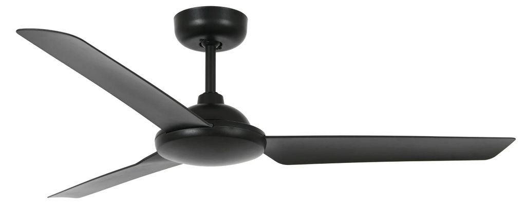 Stropní ventilátor se nástěnným vypínačem Somerset, černý, Obrázek produktu 