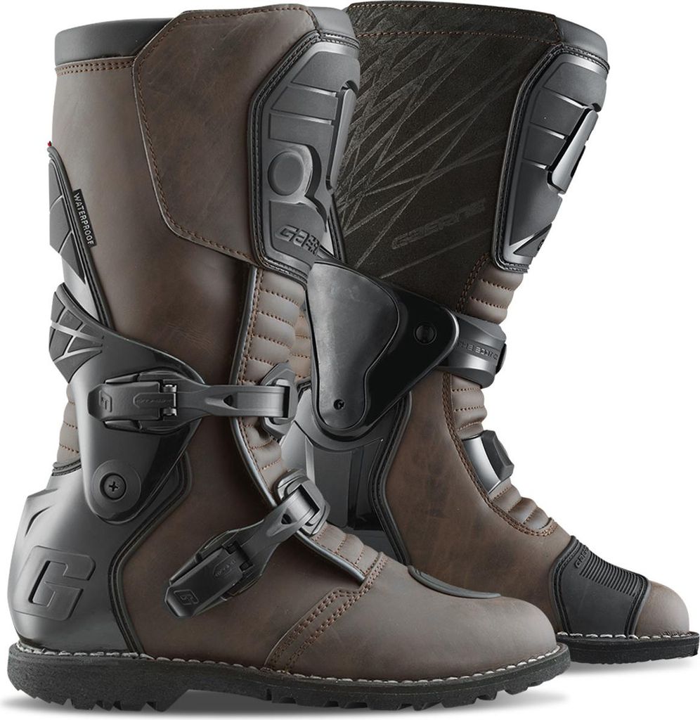 Gaerne Dakar Aquatech Motorrad Stiefel, braun, 48