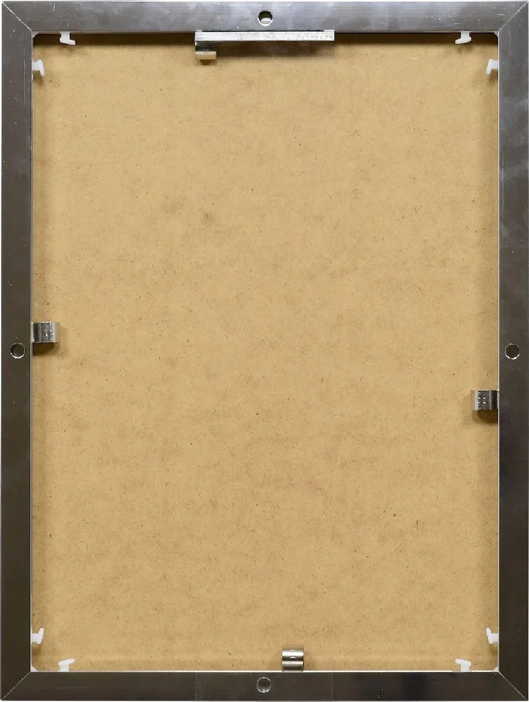 OFFERTA Cornice 20x20 Argento Vetro Museale Alluminio - Prezzo Top - 3