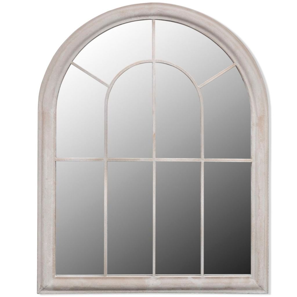 vidaXL Rustykalne lustro ogrodowe łuk 69×89 cm do użytku Zdjęcie produktu 