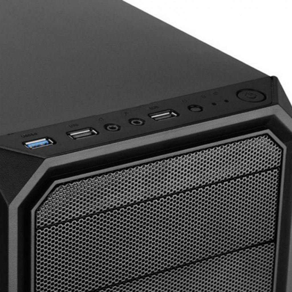 ATX Mini-Tower Rechner mit Kartenlesegerät NOX NXCBAYMX2 Schwarz