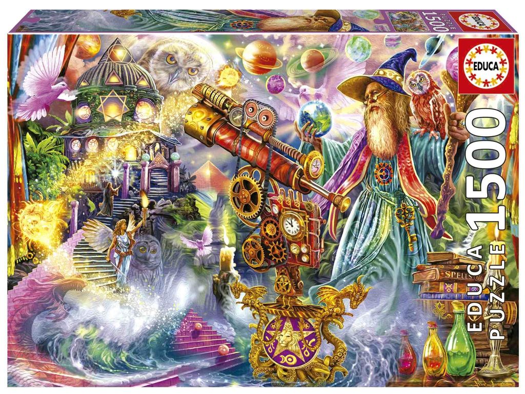 Educa, Fantastisches Puzzle 1500 Teile Zauberspruch, Bunt