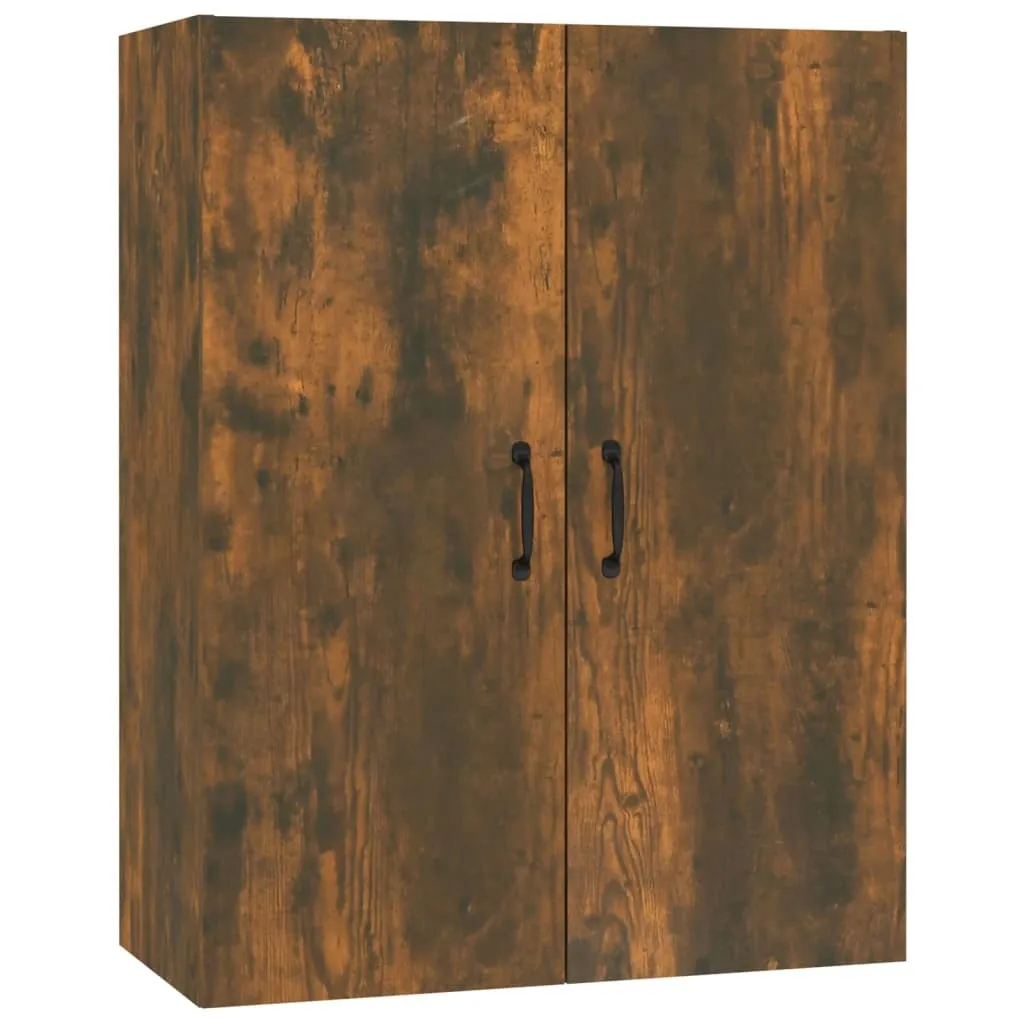 vidaXL Armadio a Muro Rovere Fumé 69,5x34x90 cm - Mobile Sospeso Elegante