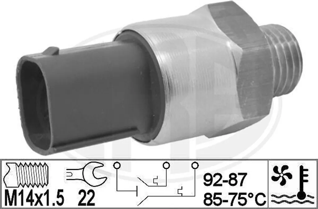 Interrupteur thermique ventilateur ERA 330834 compatible BMW Z3 E36