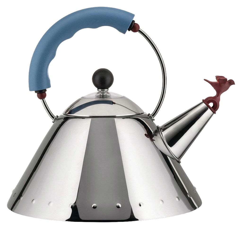 Alessi 9093, 2 l, Edelstahl, Blau, Edelstahl, Polyamid, Produktbild 