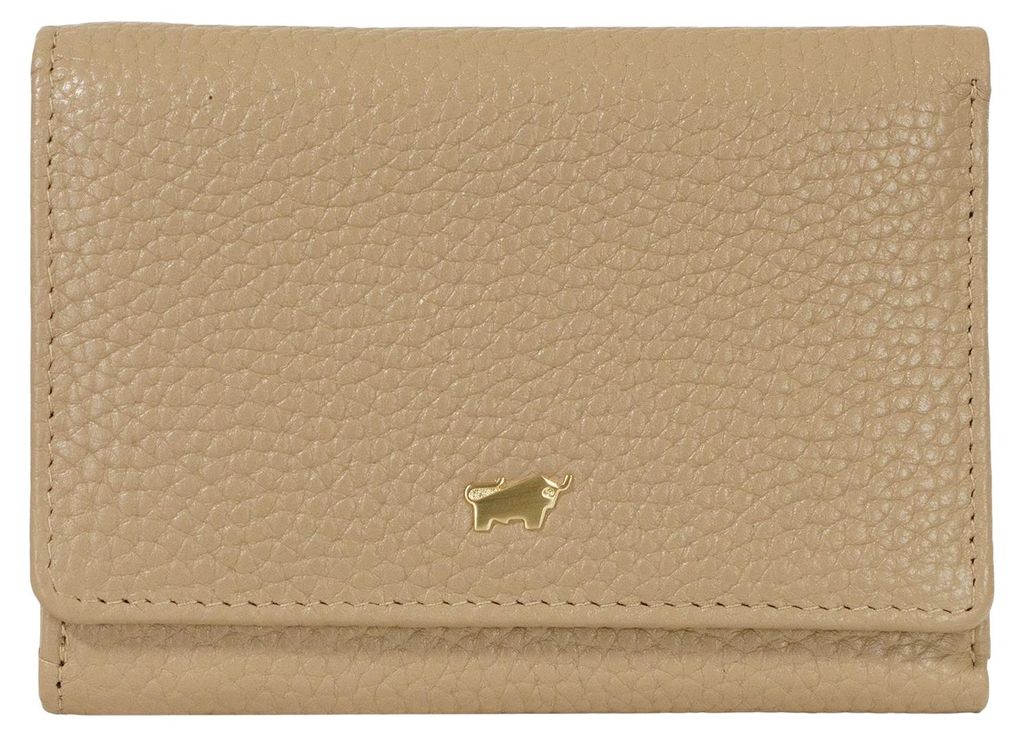 Portafoglio ASTI, modello S, color beige, in pelle, con 11 Immagine del prodotto 