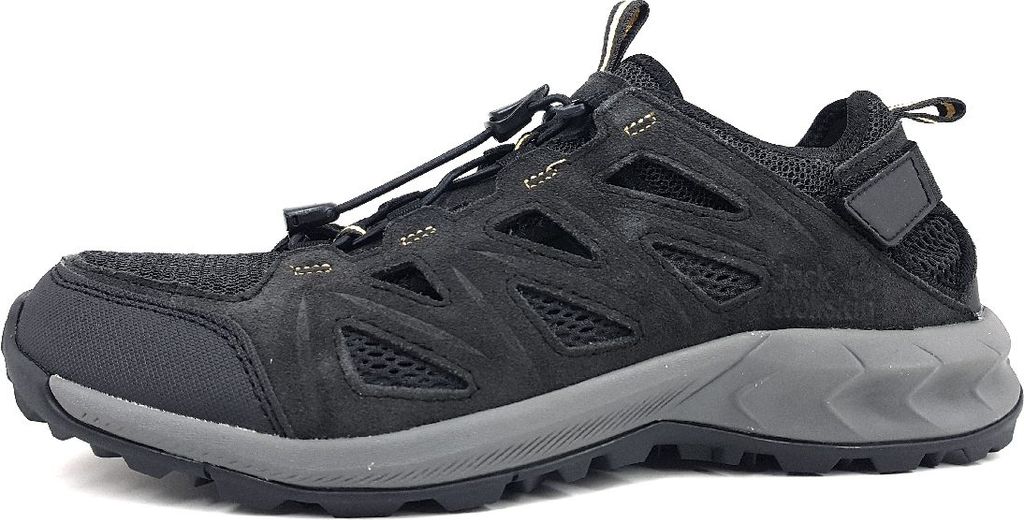 Jack Wolfskin Sportschuhe Herren Outdoorschuhe Wanderschuh Schwarz Freizeit, Schuhgröße:EUR 41 | UK 7