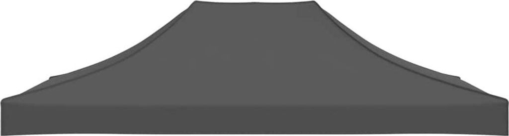 vidaXL Dach namiotu imprezowego 4,5x3 m antracyt 270 g/m² Zdjęcie produktu 