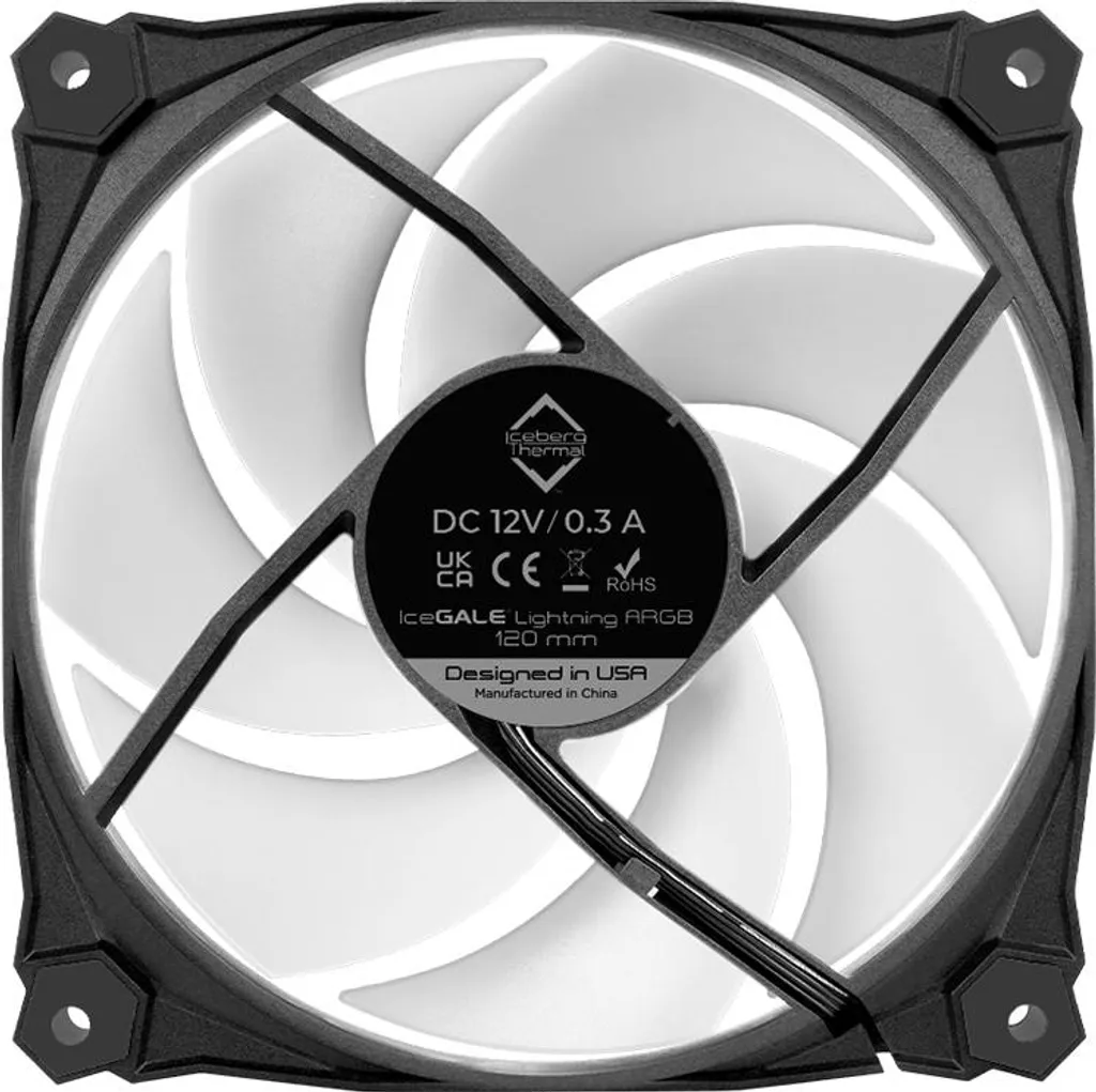 ICEBERG THERMAL IceGALE Lightning ARGB Gen2.0 120mm (3 Pack) - 9