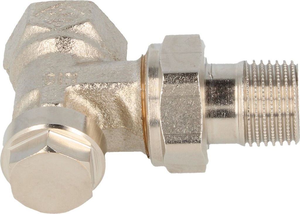 IMI Heimeier Rücklaufverschraubung Eckform 3/8 Zoll absperrbar, 1 Stk.