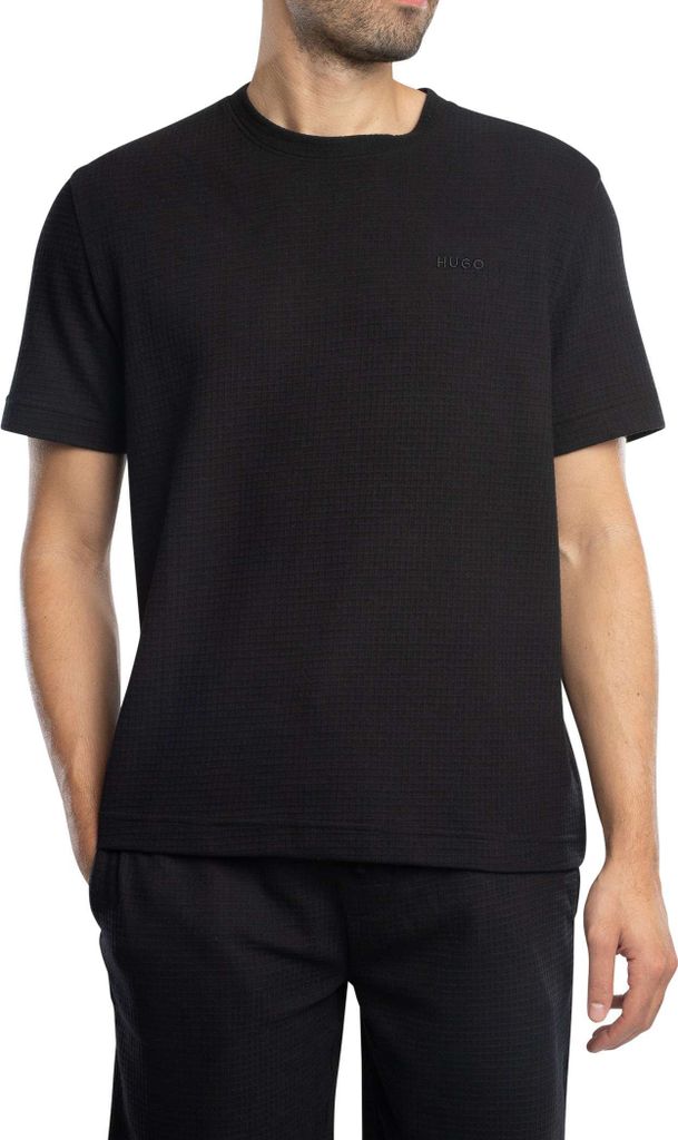 Hugo Herren T-Shirt Schwarz 50532011-001 Grösse M