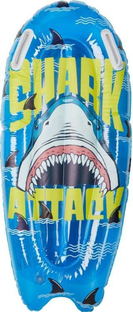 Aufblasbares Surfbrett SHARK ATTACK blau Produktbild 