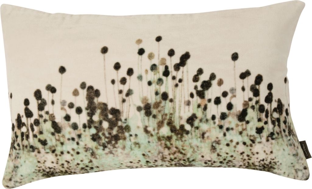 Kissen - Creme - 30 x 50 cm - Baumwolle - mit Reißverschluss