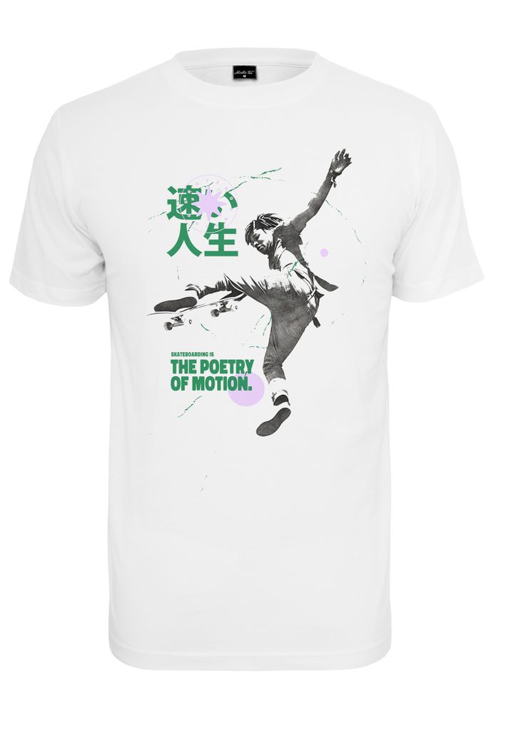 Mister Tee The Poetry Of Motion Kurzarm-t-shirt Weiß S Mann Weiß S