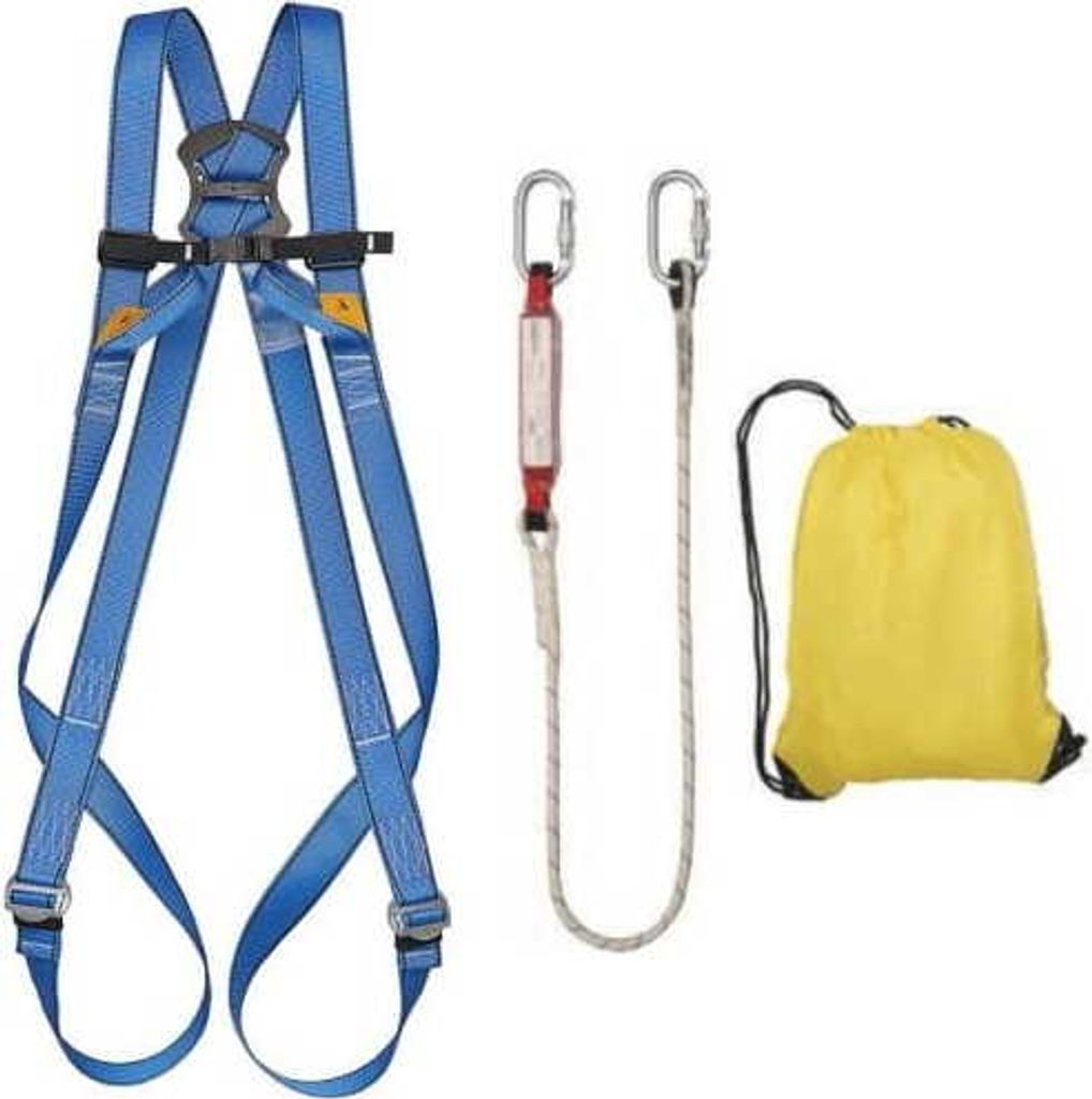 Sicherheits-Set für Arbeiten in der Höhe – PROTEKT Basic Komplettset (Größe M-XL)