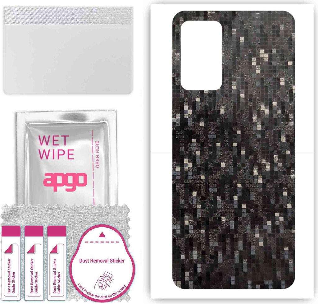 apgo Rückseite Schutzfolie, Skin, kompatibel mit ZTE Libero 5G III, Hinten Displayschutzfolie aus Vinylfolie, kratzfest, einfache Montage - Carbon...