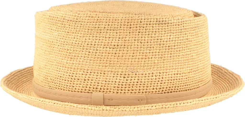 Chapeau Pork Pie en Paille et Raphia : Anti-Écrasement et Durable - 2