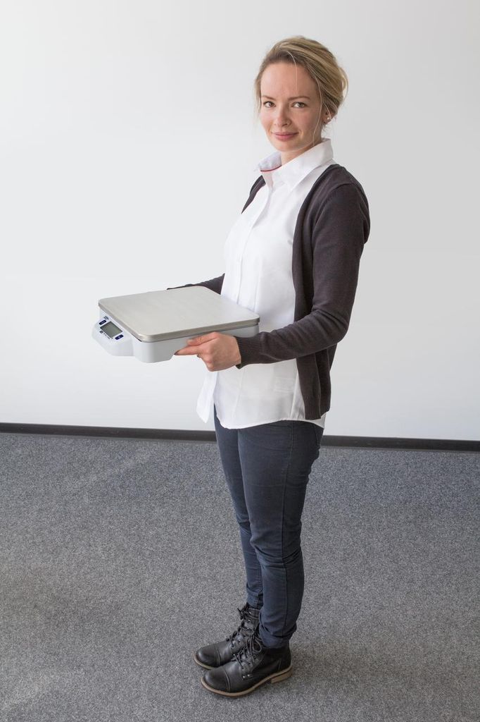 Kern&Sohn Tischwaage ECE-N flach, mobil, Wägebereich 50 kg