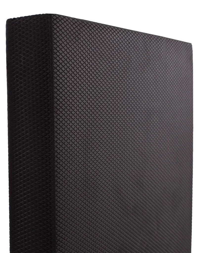 Tapis de Yoga Noir Ultra Adhérent - Texture Pro et Amorti Articulaire