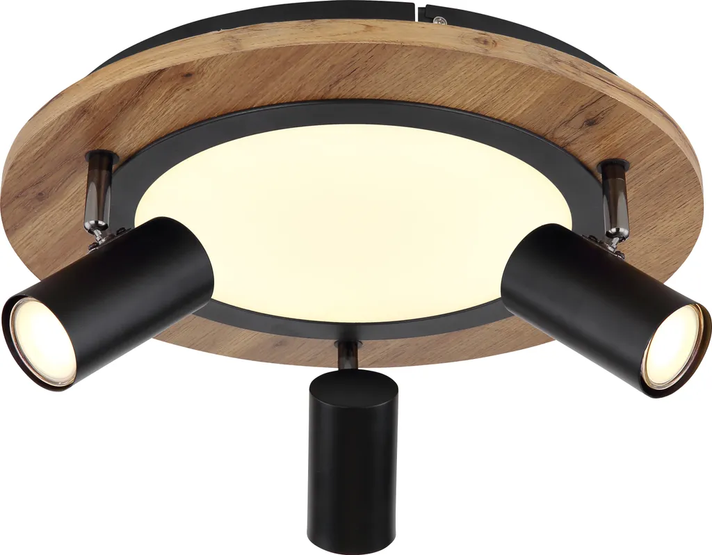 Globo Plafoniera LED Nero Opaco - Luce Calda per una Casa Accogliente